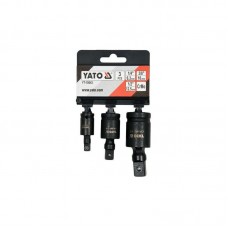 YATO Set adaptoare de impact cu bila 1/4, 3/8, 1/2..